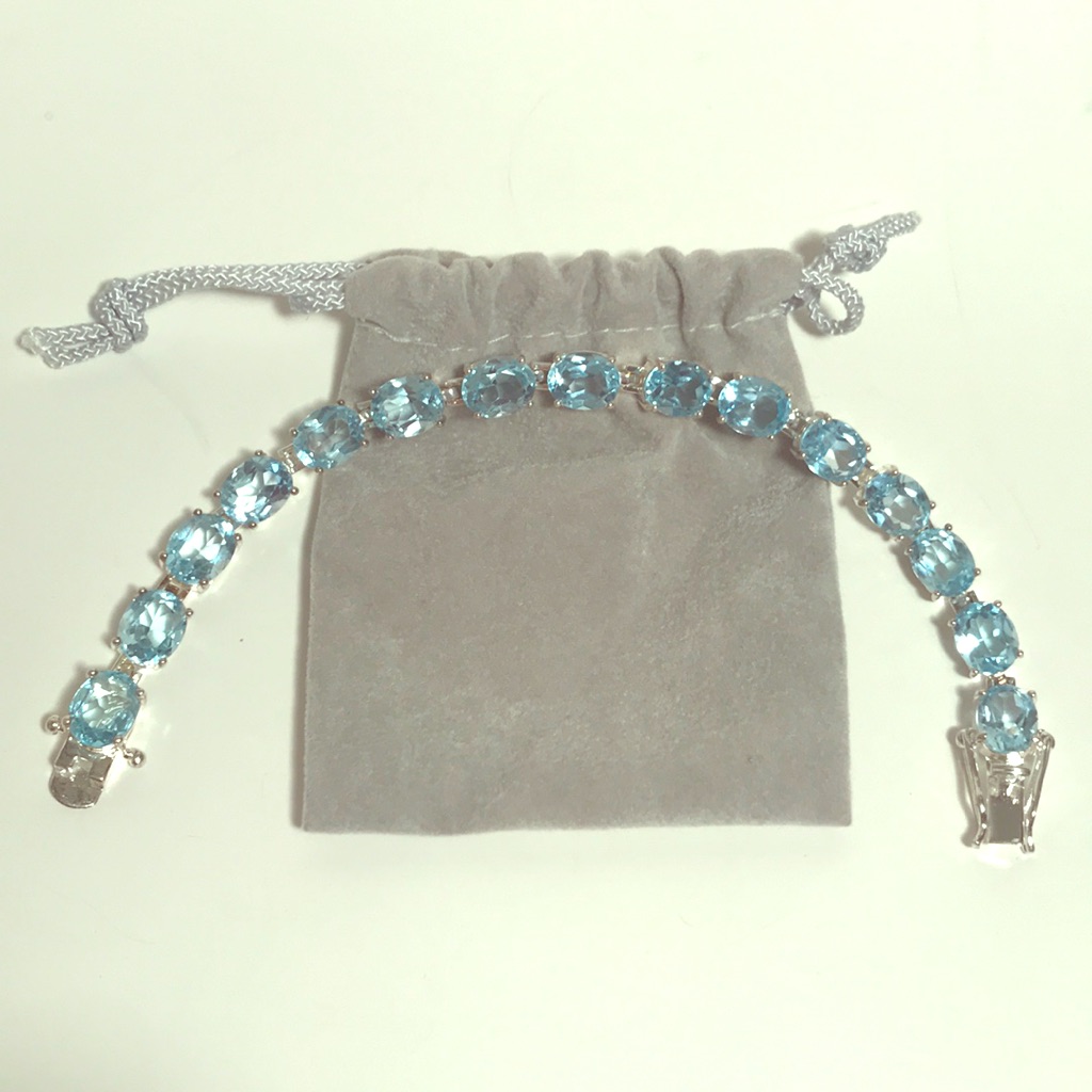 925 Blue Stone Bracelet - Han
